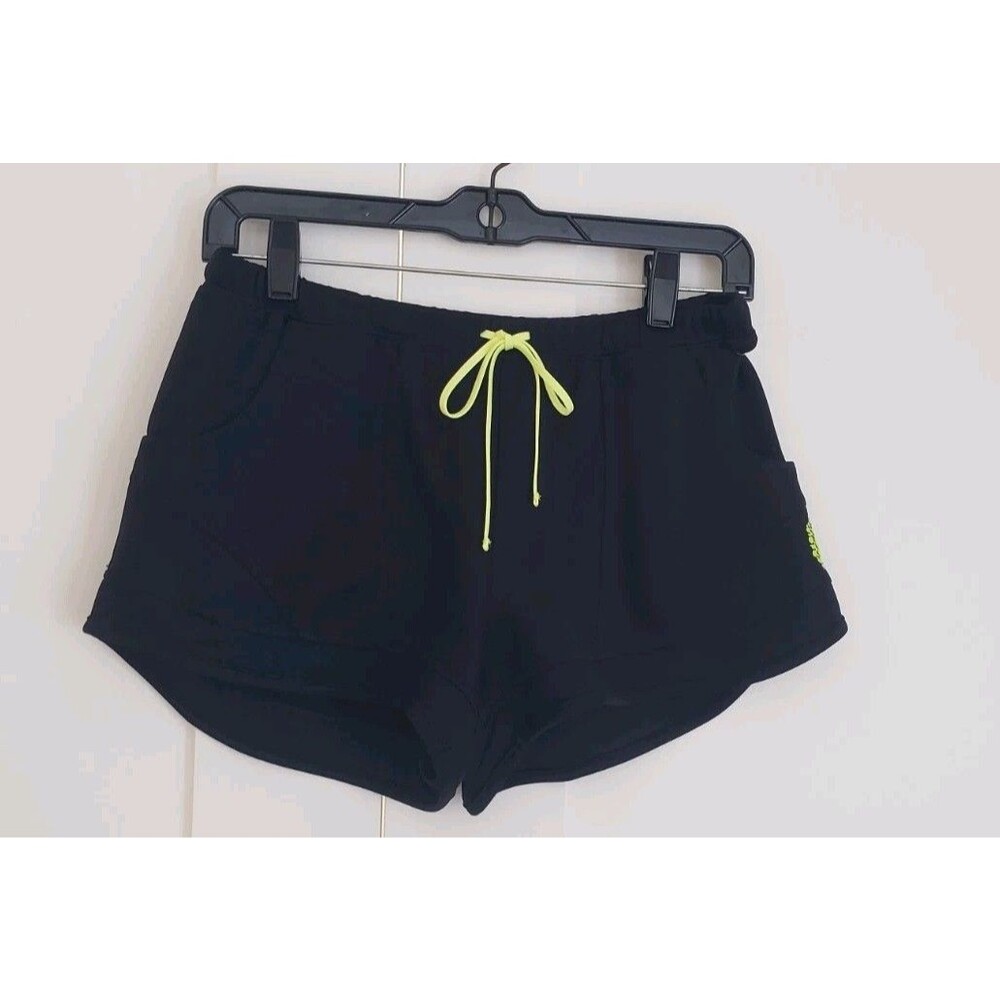 NEW FREE PEOPLE MOVEMENT ATHLETIC BLACK SHORTS XSMALL